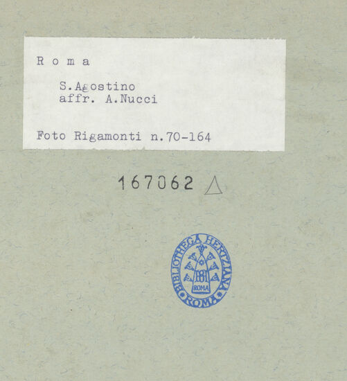 Rückseite von Bibliotheca Hertziana [https://www.deutsche-digitale-bibliothek.de/content/lizenzen/rv-fz/] Kapellendekoration mit Szenen aus dem Marienleben - Kalotte, bh167062_recto. Foto: Rigamonti.