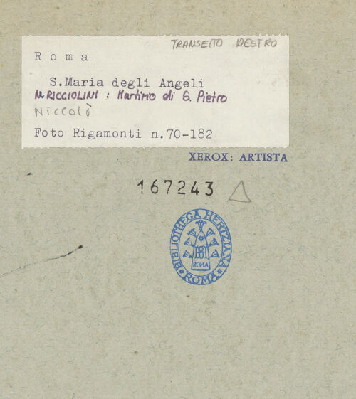 Rückseite von bh167243_recto