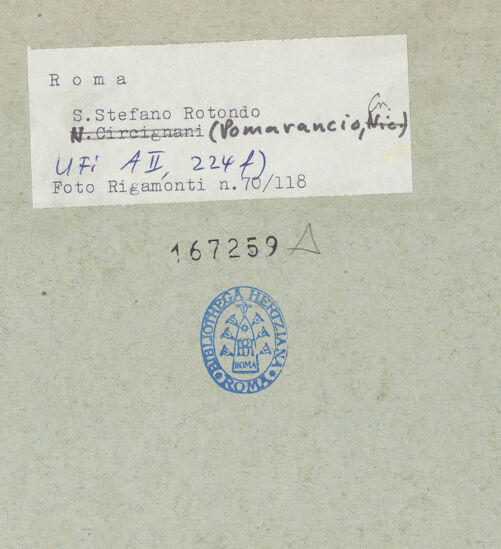 Rückseite von bh167259_recto