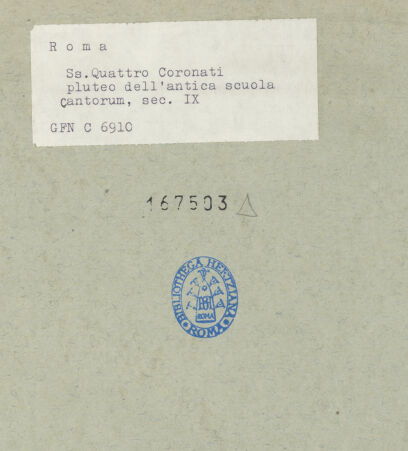 Rückseite von ICCD [https://www.deutsche-digitale-bibliothek.de/content/lizenzen/rv-ez/] Flachrelief mit Rankenornament und Blüten - Gesamtansicht, bh167503_recto. Foto.