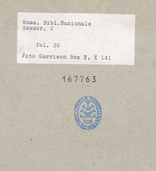 Rückseite von bh167763_recto