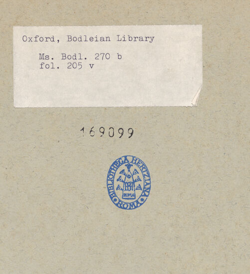 Rückseite von bh169099_recto