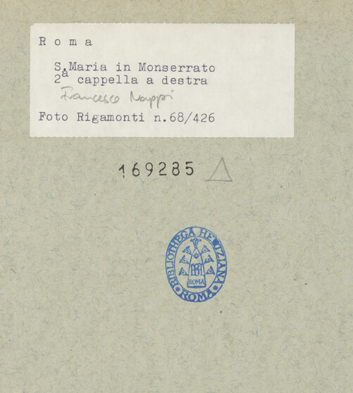 Rückseite von Rigamonti [https://rightsstatements.org/page/CNE/1.0/] Marienzyklus in der Cappella FerrerMaria Immaculata - , bh169285_recto. Foto: Rigamonti.