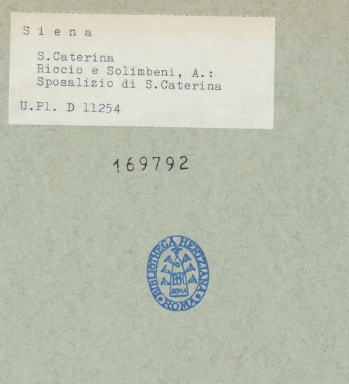 Rückseite von bh169792_recto