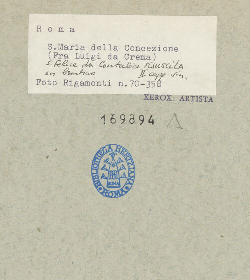 Rückseite von bh169894_recto