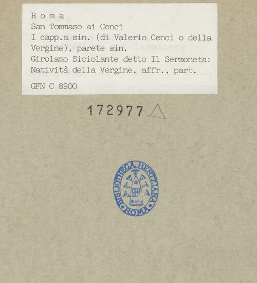 Rückseite von bh172977_recto