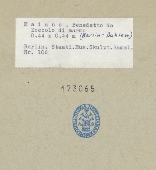 Rückseite von bh173065_recto