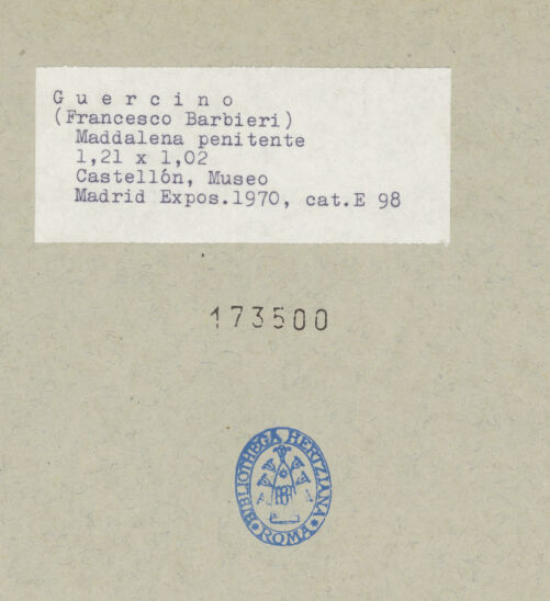 Rückseite von bh173500_recto