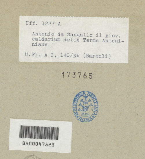 Rückseite von bh173765_recto