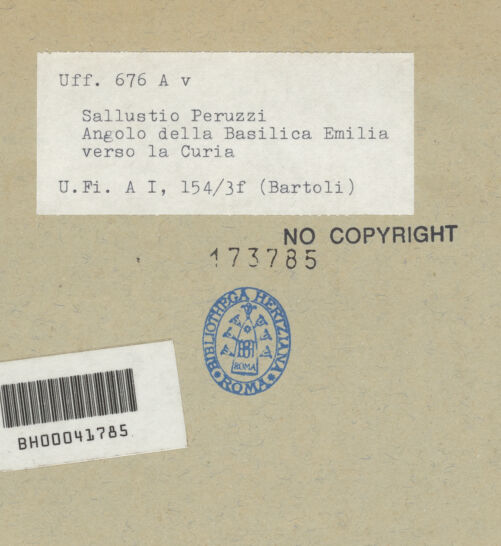 Rückseite von bh173785_recto