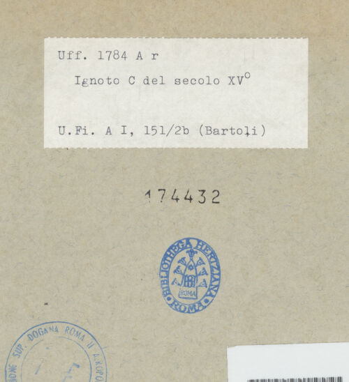 Rückseite von bh174432_recto