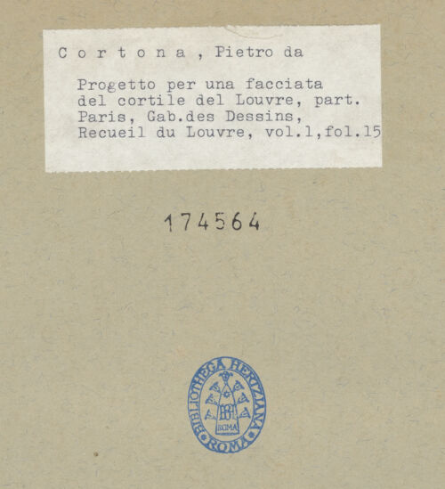 Rückseite von bh174564_recto