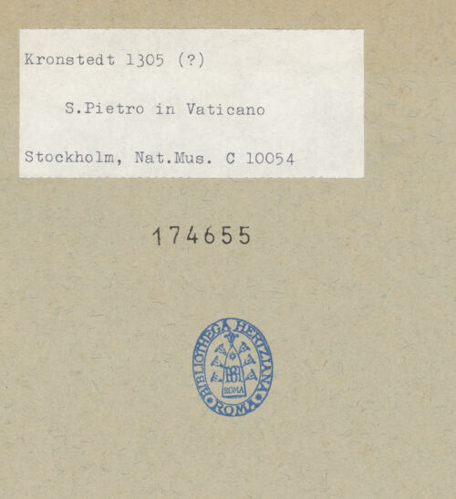 Rückseite von bh174655_recto