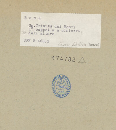 Rückseite von bh174782_recto