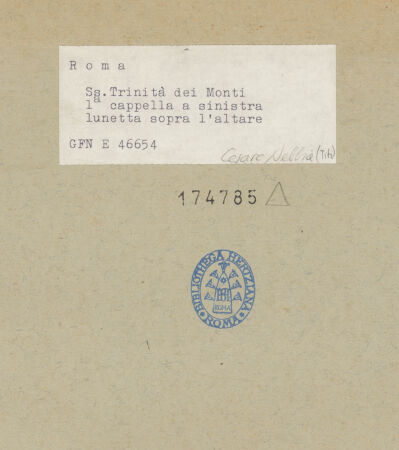 Rückseite von bh174785_recto