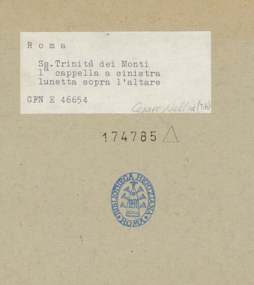 Rückseite von bh174785_recto