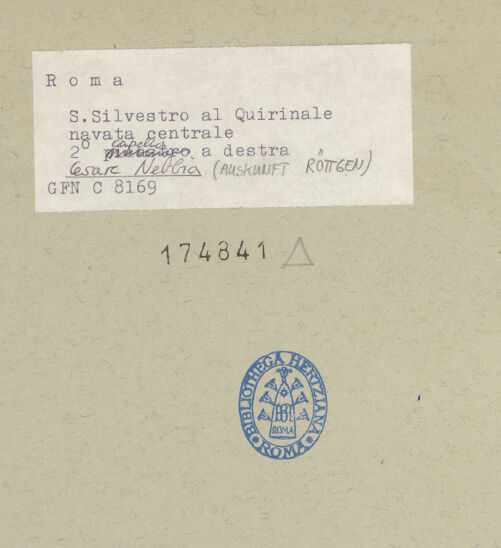 Rückseite von bh174841_recto