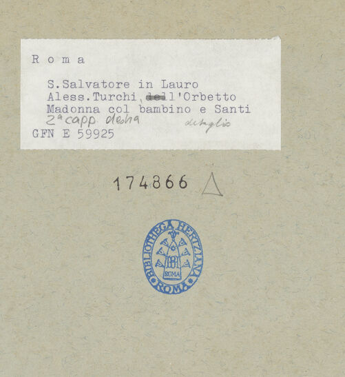 Rückseite von bh174866_recto