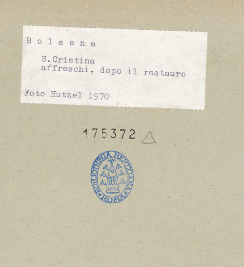 Rückseite von Getty Research Institute [https://www.deutsche-digitale-bibliothek.de/content/lizenzen/rv-ez/] Thronende Madonna zwischen den heiligen Christina und Lucia - Gesamtansicht, bh175372_recto. Foto: Hutzel, Max.