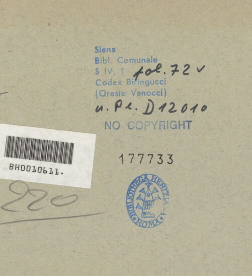 Rückseite von bh177733_recto