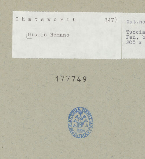 Rückseite von bh177749_recto