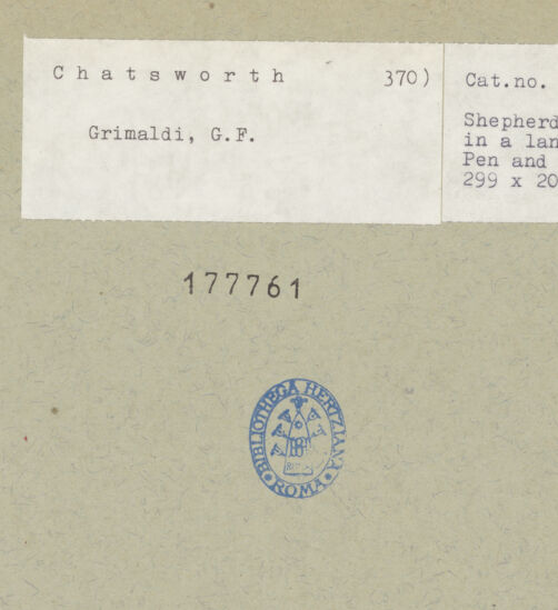 Rückseite von bh177761_recto