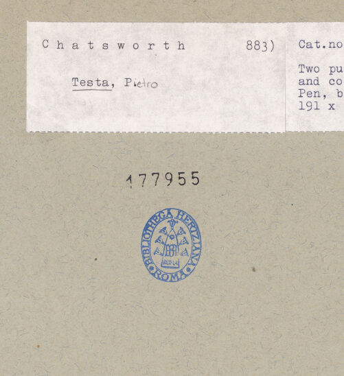 Rückseite von bh177955_recto