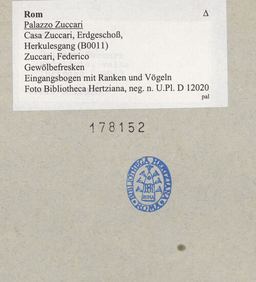 Rückseite von bh178152_recto