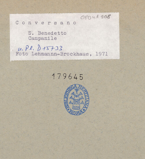 Rückseite von bh179645_recto