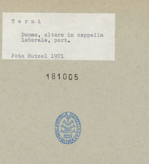 Rückseite von bh181005_recto