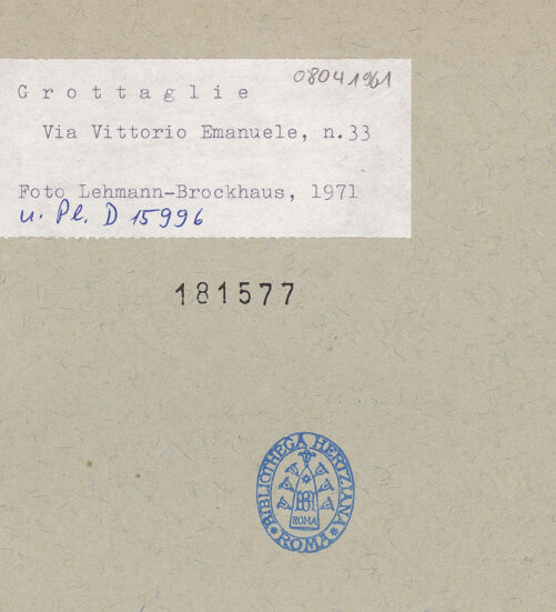 Rückseite von bh181577_recto