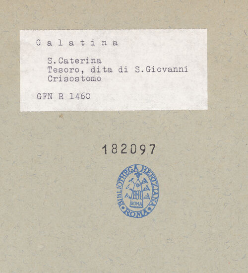 Rückseite von ICCD [https://www.deutsche-digitale-bibliothek.de/content/lizenzen/rv-ez/] Reliquiar der Finger des heiligen Johannes Chrysostomos - Gesamtansicht, bh182097_recto. Foto.