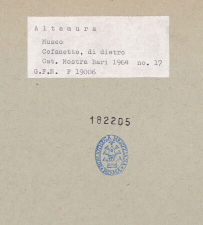 Rückseite von bh182205_recto