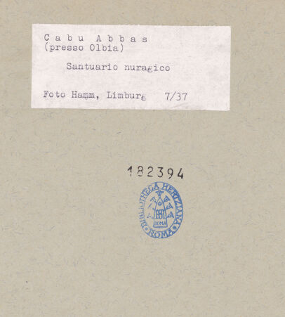 Rückseite von bh182394_recto