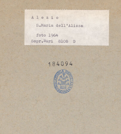 Rückseite von bh184094_recto