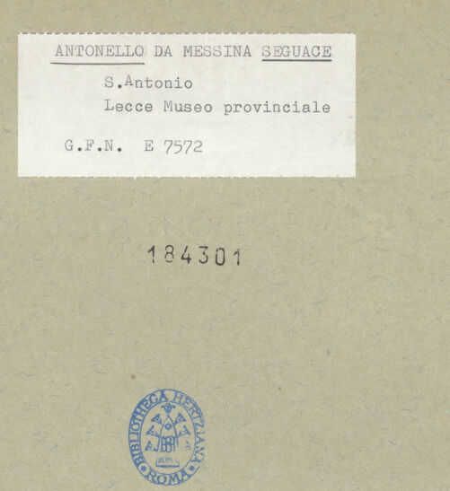 Rückseite von bh184301_recto