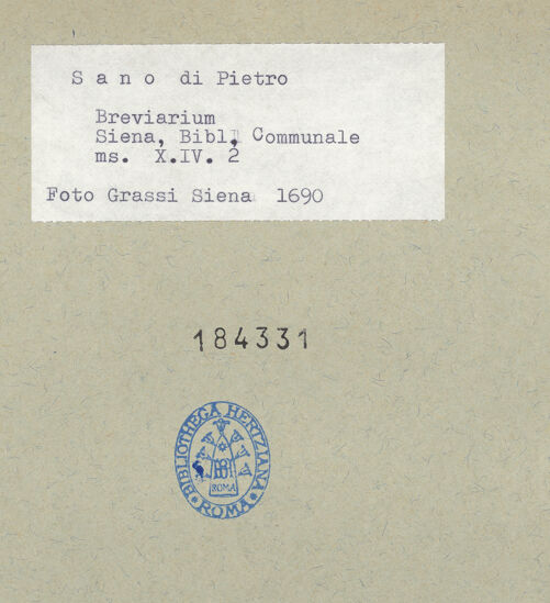 Rückseite von bh184331_recto