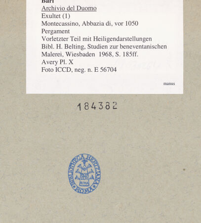 Rückseite von bh184382_recto