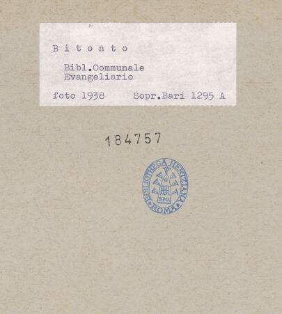 Rückseite von bh184757_recto