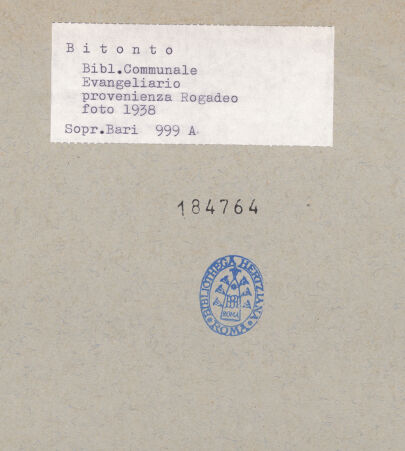 Rückseite von bh184764_recto