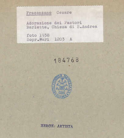 Rückseite von bh184768_recto