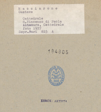 Rückseite von bh184805_recto