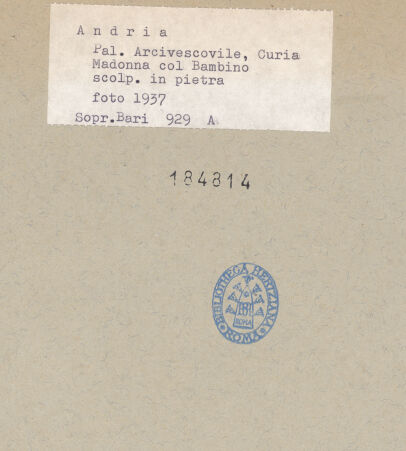 Rückseite von bh184814_recto