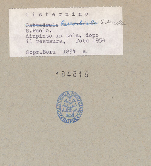 Rückseite von bh184816_recto