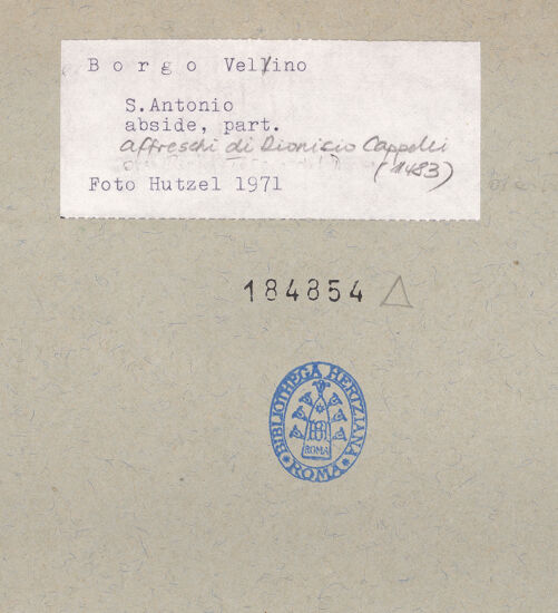 Rückseite von bh184854_recto