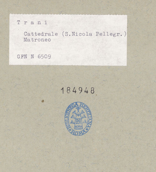 Rückseite von ICCD [https://www.deutsche-digitale-bibliothek.de/content/lizenzen/rv-ez/] Kapitelle der Empore - Kapitelle der Südarkade, bh184948_recto. Foto.