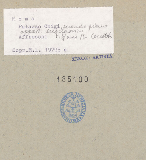 Rückseite von bh185100_recto