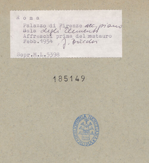 Rückseite von bh185149_recto