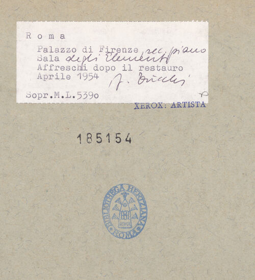 Rückseite von bh185154_recto