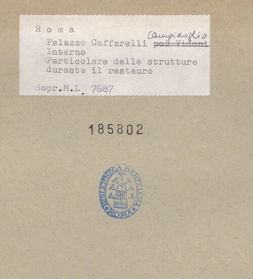 Rückseite von bh185802_recto